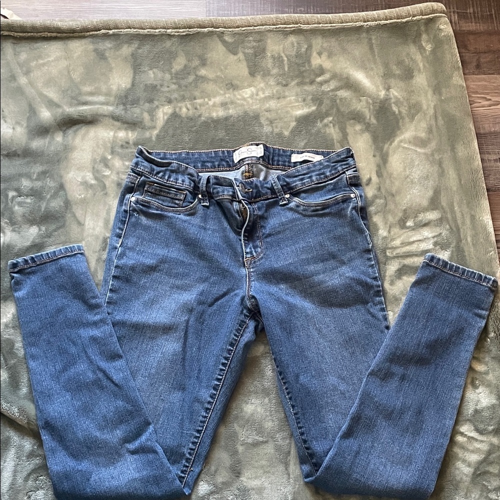 Classic Blue Skinny Jeans for Women